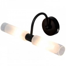 Φωτιστικό Μπάνιου 32cm με 2 ντουί G9 για τοποθέτηση σε Τοίχο σε Μαύρο 1048